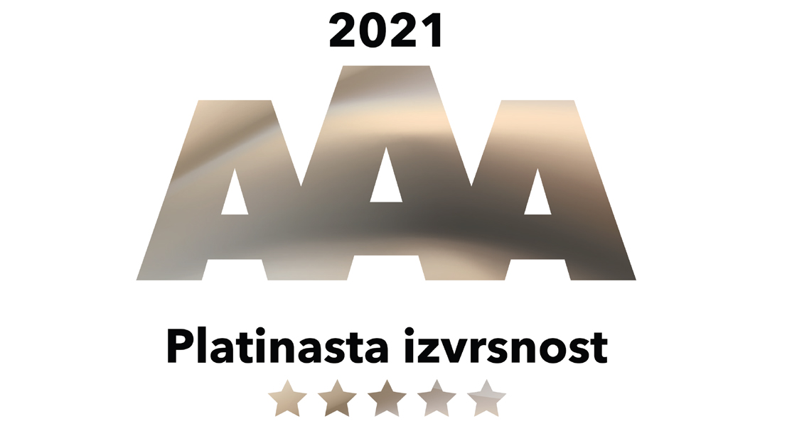 Nositelji smo certifikata platinaste bonitetne izvrsnosti!