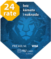 PBZ Card Visa Premium – obročna otplata