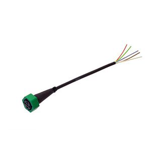 Konektor 5 pin desni zeleni+kabel 1 m