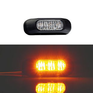 LED strobo bljeskalica žuta FT-210 - 3 intervala bljeskanja