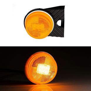 LED svjetlo pozicijsko žuto FT-060 Z 12/24 V+nosač