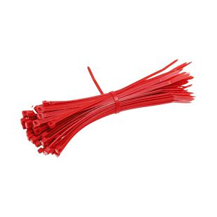 Vezica plastična PVC 200x2,5 mm (100 kom) crvena