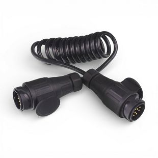 Kabel spiralni 13/13 pin utikač+utikač 150 cm