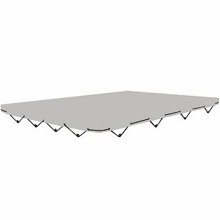 Cerada ravna 235 SU Zaslaw siva