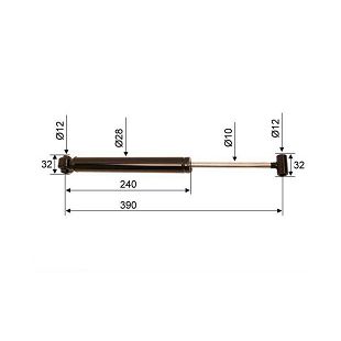 AMORTIZER BPW 390 mm