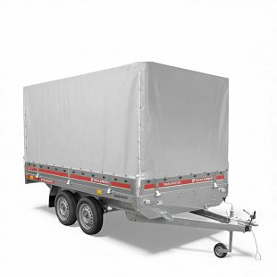 TRANSPORTER 3015/2 750 kg+arnjevi+cerada (pocinčane stranice)