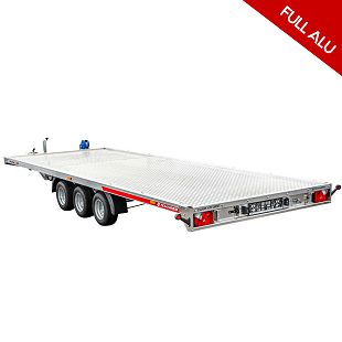 CAR PLATFORM FULL ALU 6021 S/3 3500 kg 3 osovine/alu konstrukcija/alu rampe