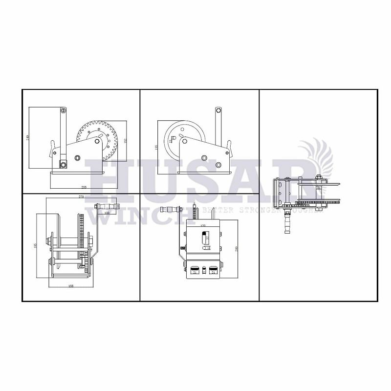 VITLO HUSAR WINCH BST R 2500+kućište+sajla 10 m 1133 kg