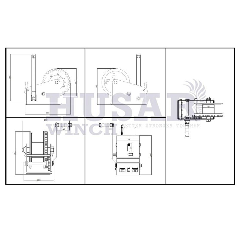 VITLO HUSAR WINCH BST R 3500+sajla 10 m 1578 kg