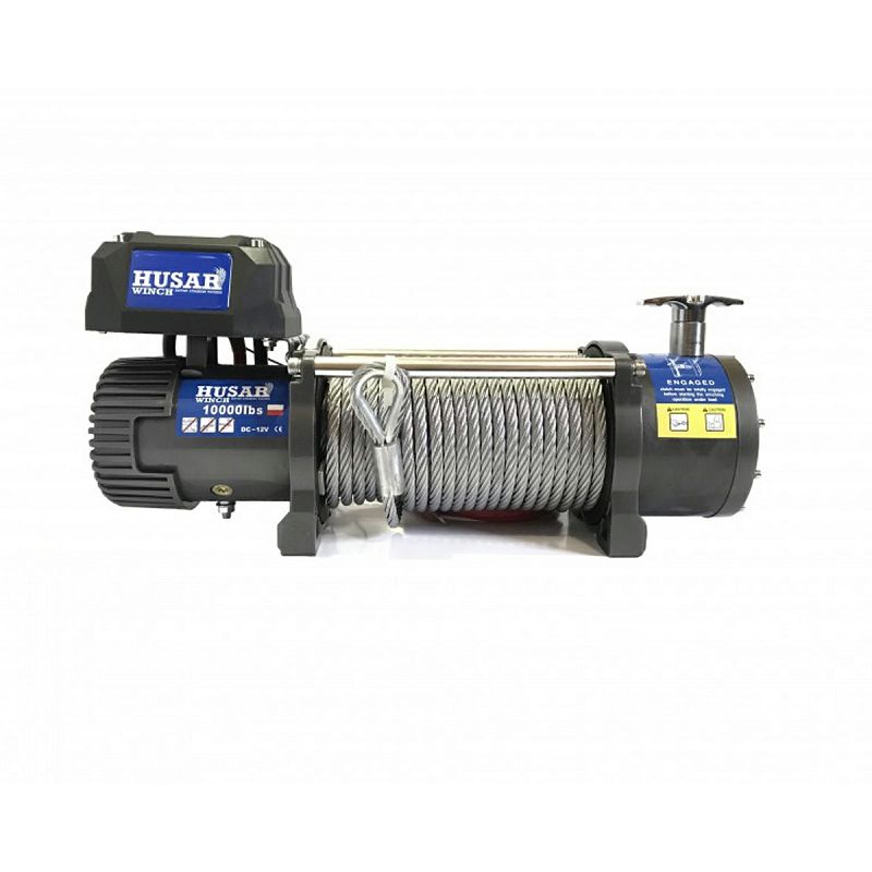 VITLO ELEKTRIČNO HUSAR WINCH BST 10000 LBS+sajla 28 m 4536 kg