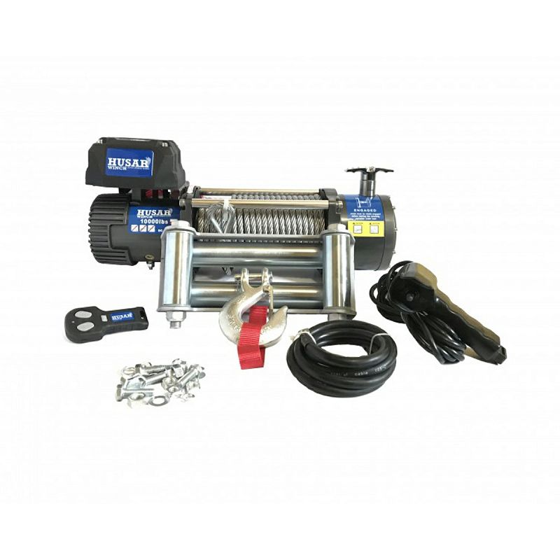 VITLO ELEKTRIČNO HUSAR WINCH BST 10000 LBS+sajla 28 m 4536 kg