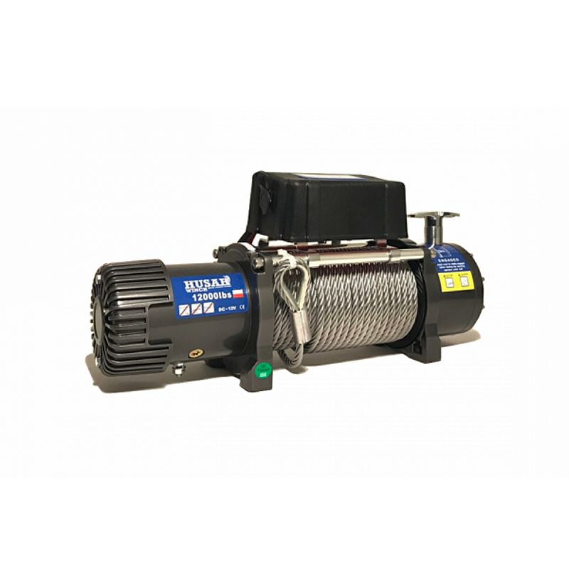 VITLO ELEKTRIČNO HUSAR WINCH BST 12000 LBS+sajla 25 m 5443 kg