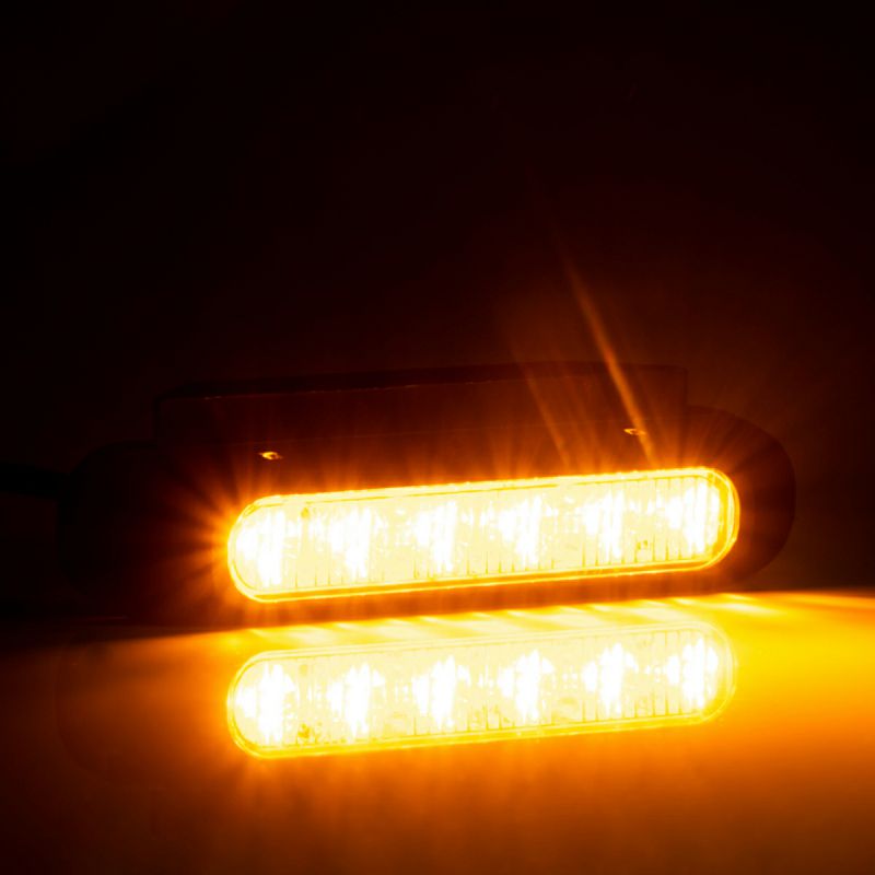 LED strobo bljeskalica žuta FT-200 - 6 programa bljeskanja