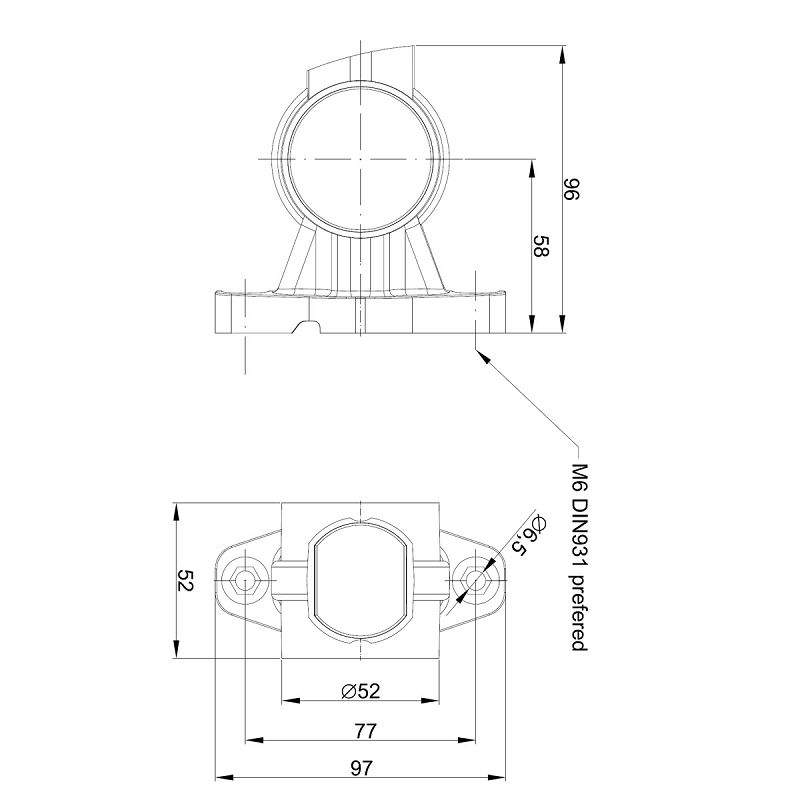 LED svjetlo gabaritno FT-140 A L 12/24 V lijevo