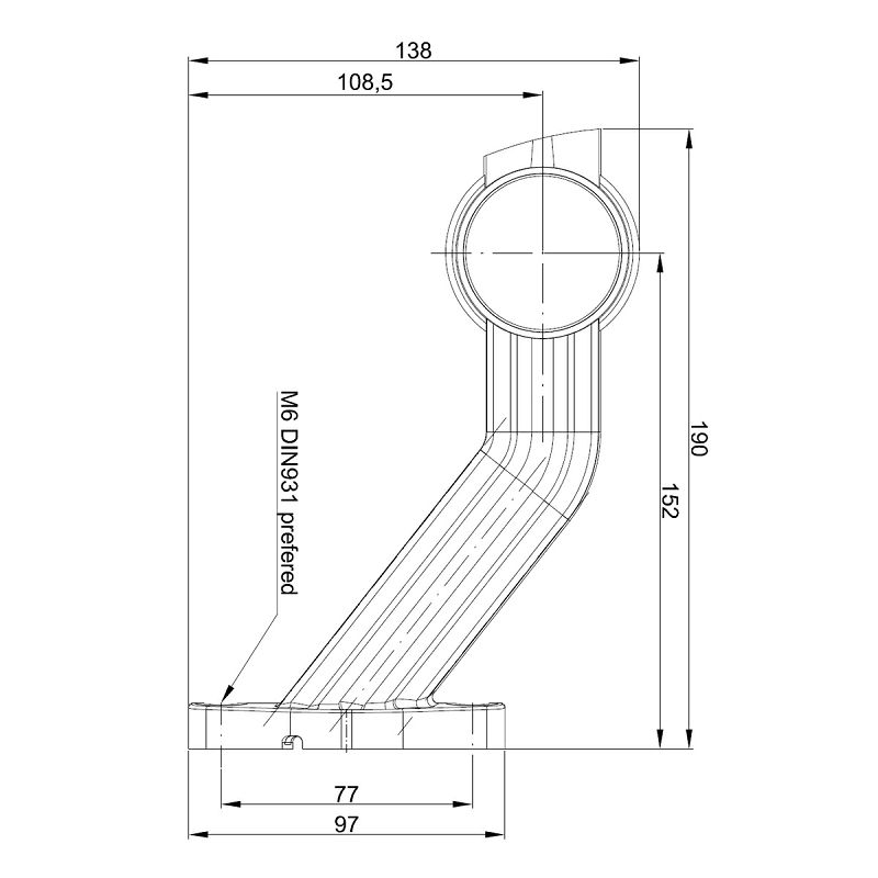 LED svjetlo gabaritno FT-140 F L 12/24 V lijevo