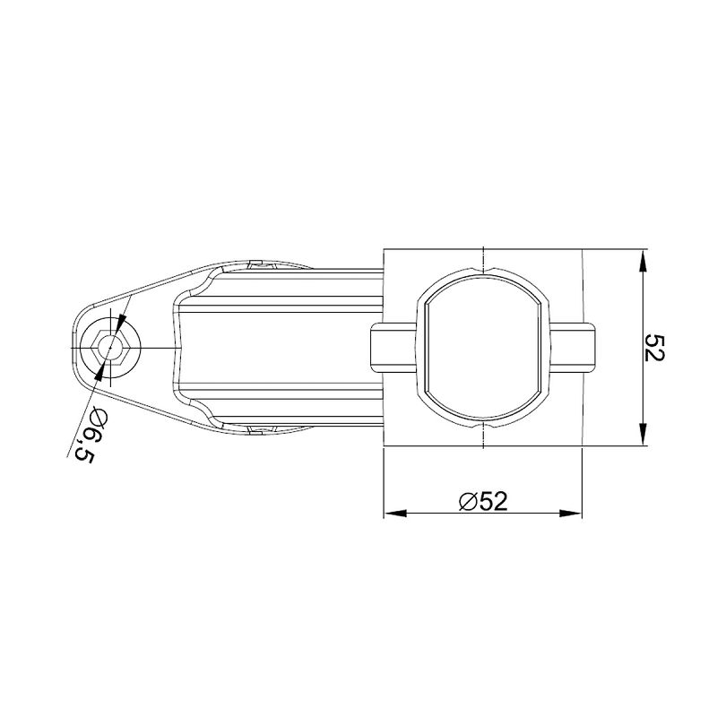 LED svjetlo gabaritno FT-140 F L 12/24 V lijevo