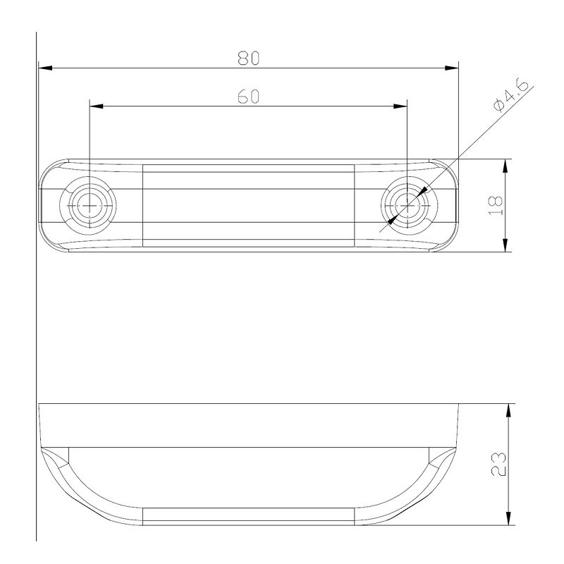 LED marker FT-013 B 12/24 V bijeli