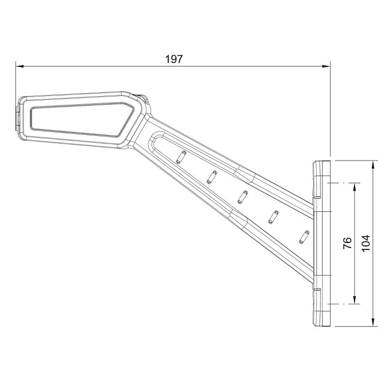 LED svjetlo gabaritno FT-146 L 12/24 V lijevo