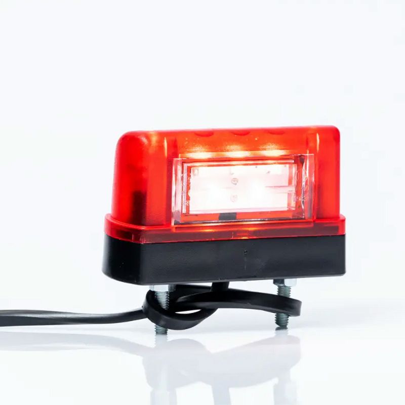 LED svjetlo registarske pločice crveno FT-016A+kabel