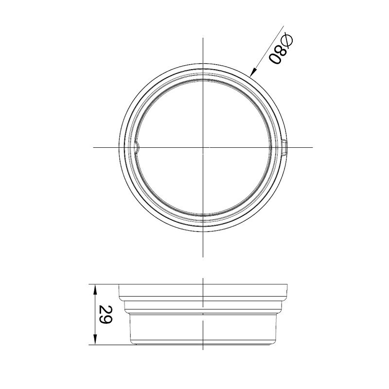 LED svjetlo pozicijsko bijelo FT-060 B 12/24 V