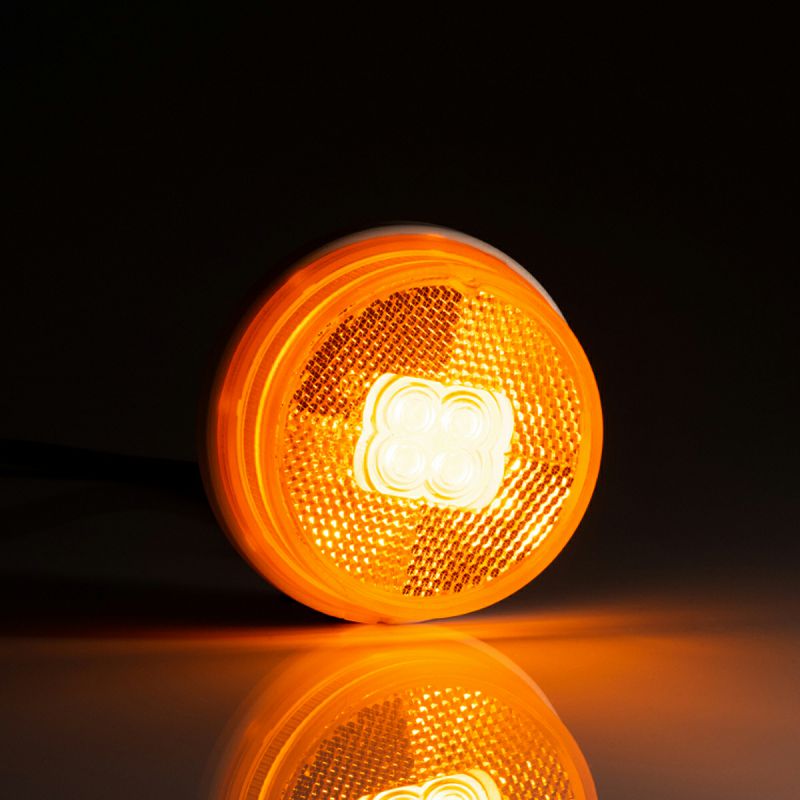 LED svjetlo pozicijsko žuto FT-060 Z 12/24 V+nosač