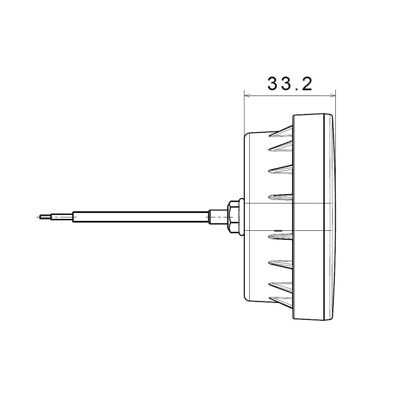 LED svjetlo za maglu FT-400 12/24 V+kabel 0,5 m