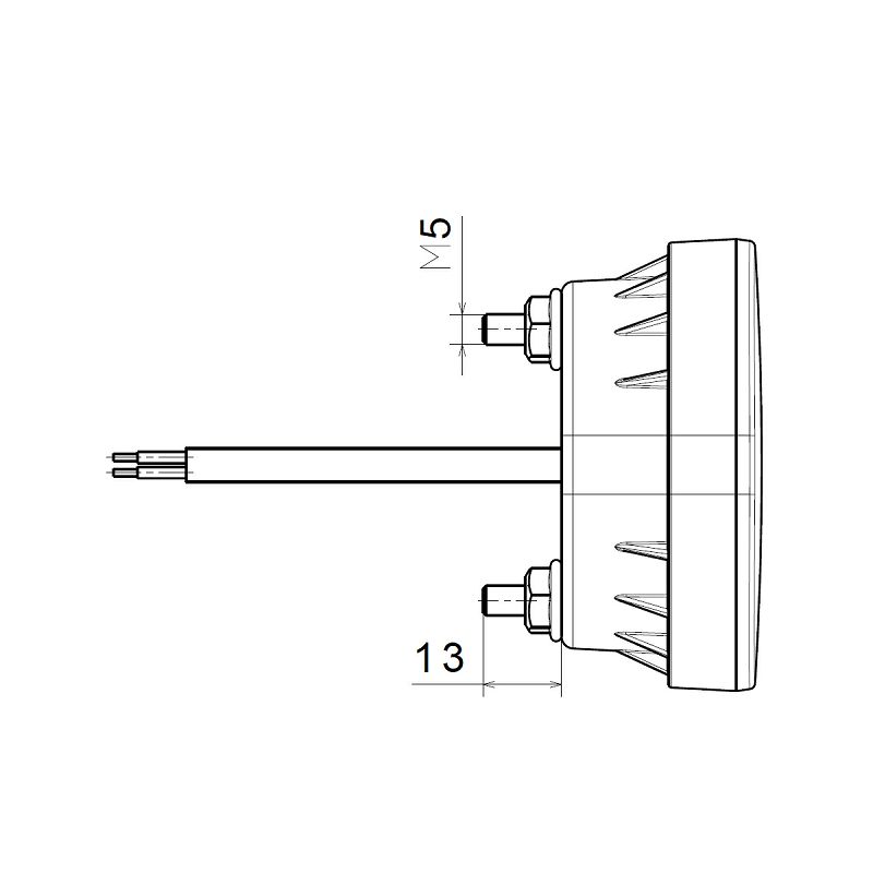 LED svjetlo za maglu FT-400 12/24 V+kabel 0,5 m