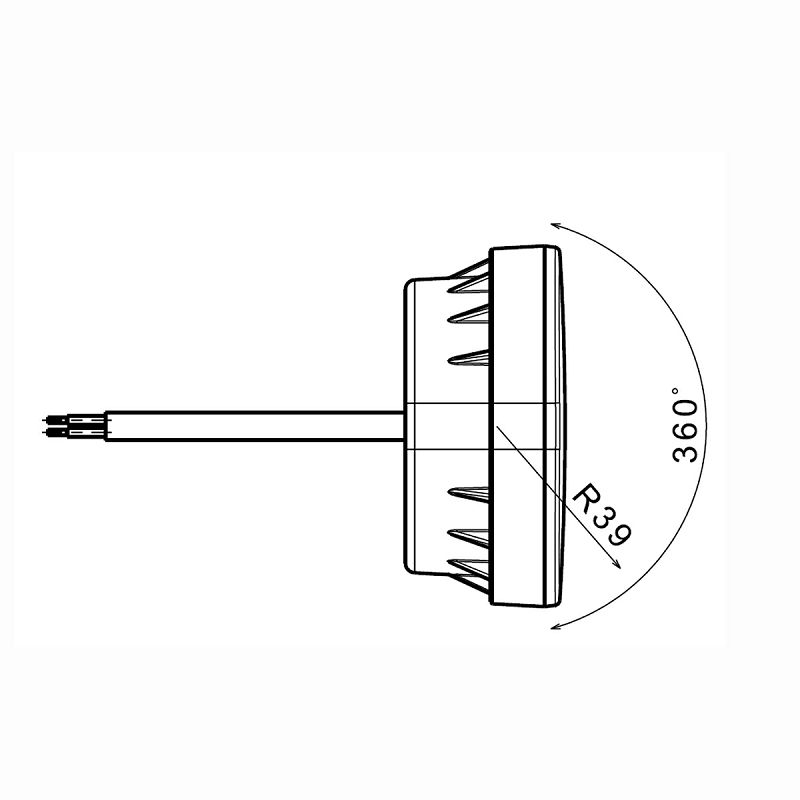 LED svjetlo za maglu FT-400 P 12/24 V+kabel 0,5 m