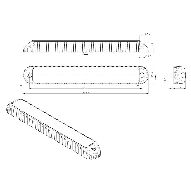 LED svjetlo FT-340 - žmigavac+štop+pozicija 12V/24V