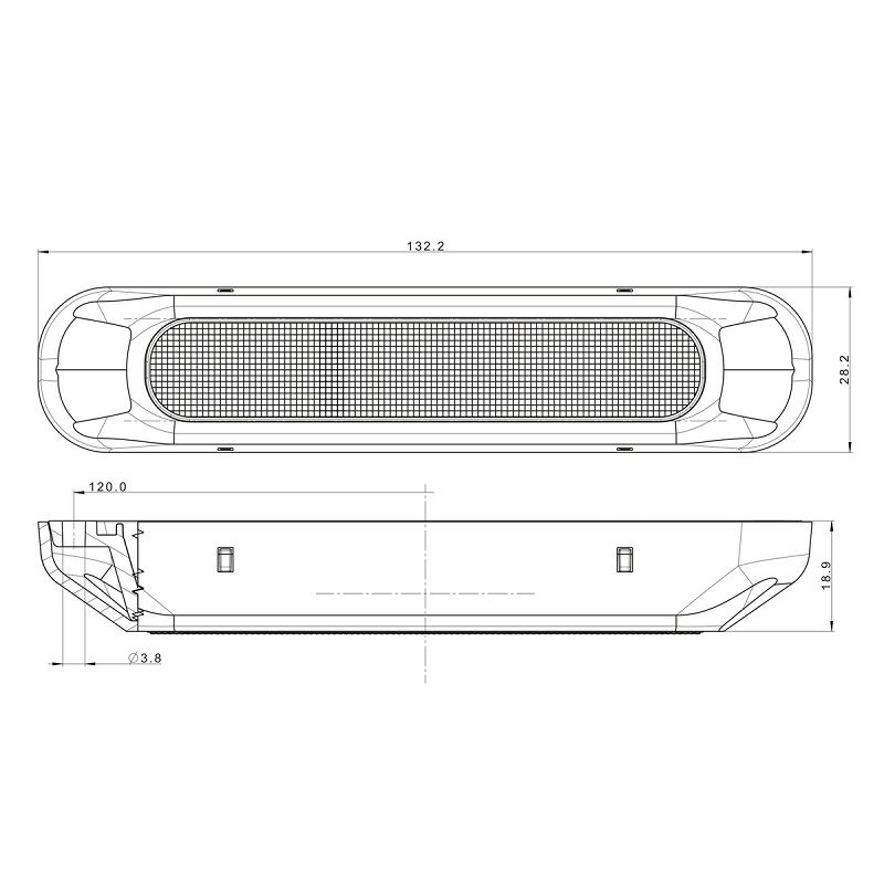 LED svjetlo FT-330 žmigavac+štop+pozicija 12/24V+kabel 1 m