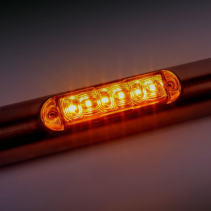 LED strobo bljeskalica žuta FT-205 - 4 intervala bljeskanja