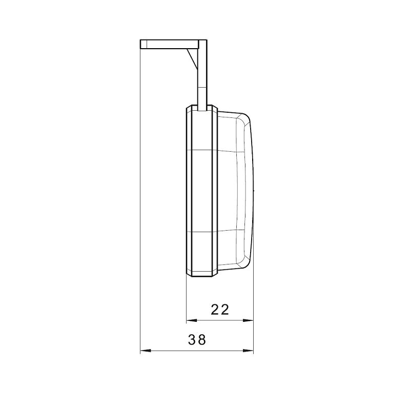 LED žmigavac/marker FT-080 12/24 V