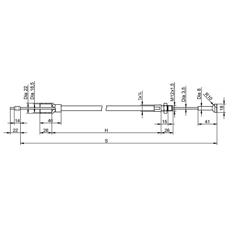 Sajla Knott INOX 830/1020 mm