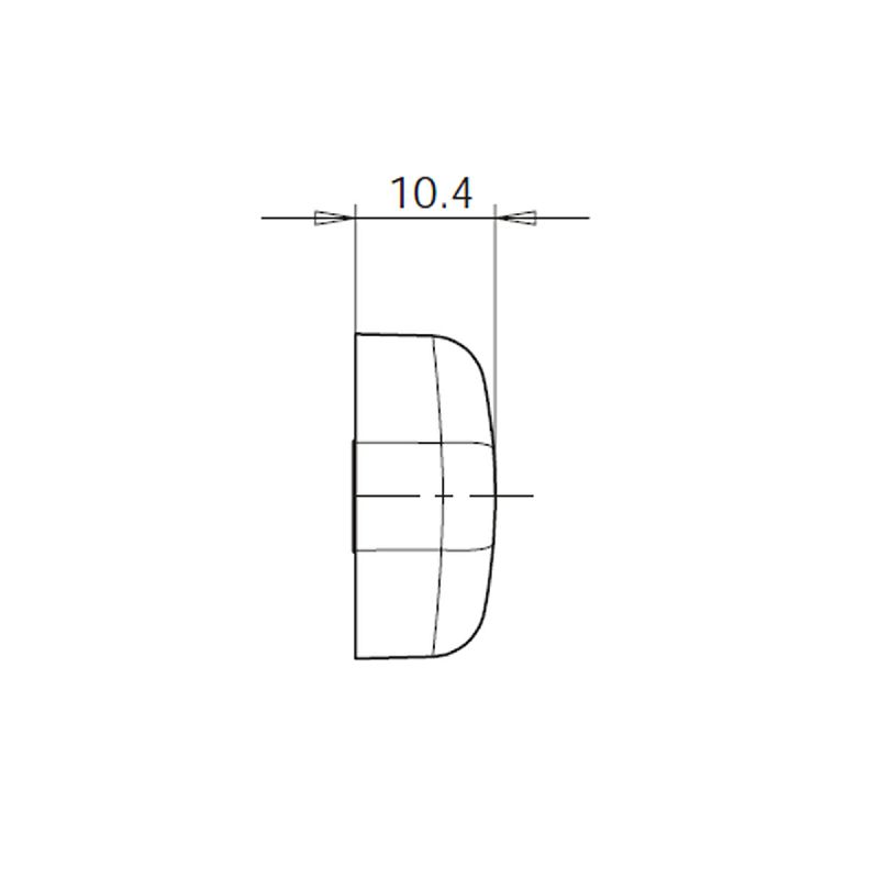 LED marker W97.1/708 SLIM žuti