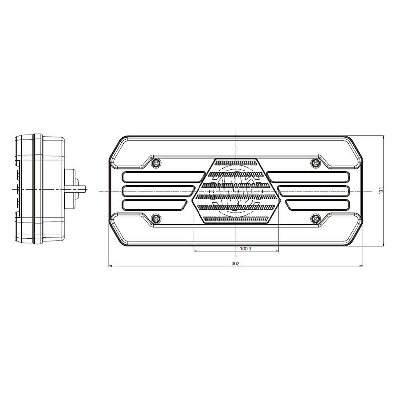 LED svjetlo stražnje W250DD, LIJEVO, DINAMIČKI INDIKATOR, 12/24V