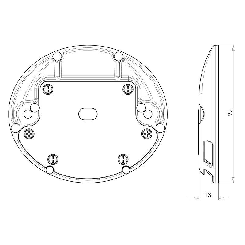 LED svjetlo upozorenja W151/1126 za podizne platforme