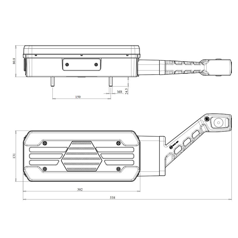 LED svjetlo stražnje W250DD+gabarit, LIJEVO, DINAMIČKI INDIKATOR, 12/24V