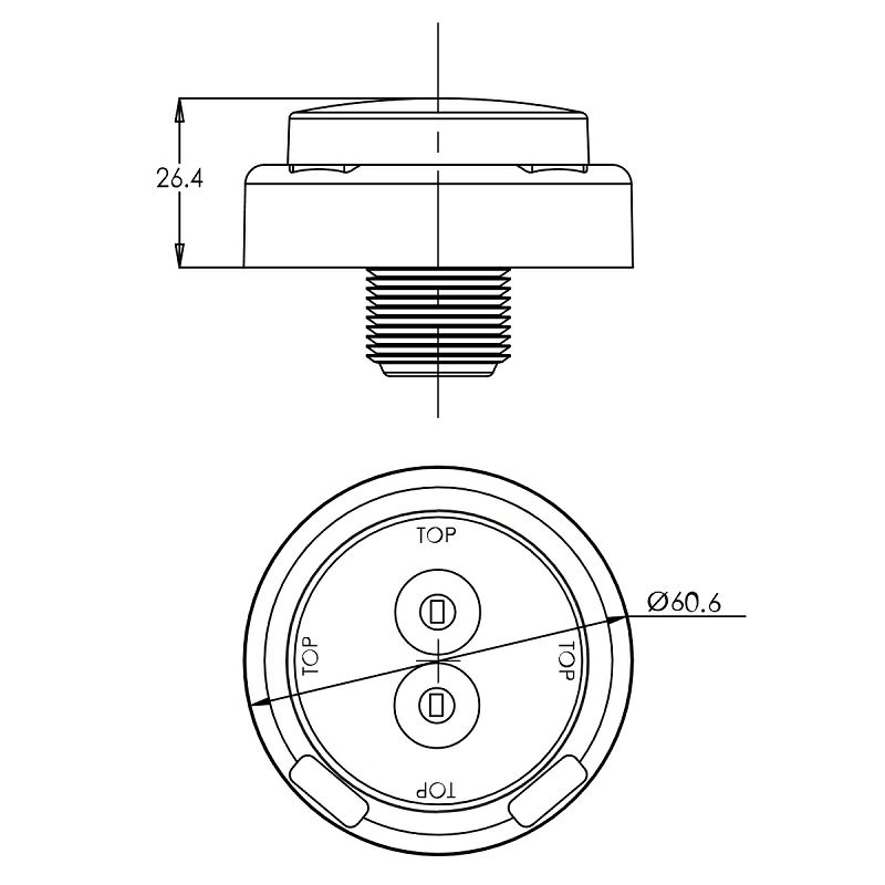 LED svjetlo za maglu W236-1533F, 12/24 V