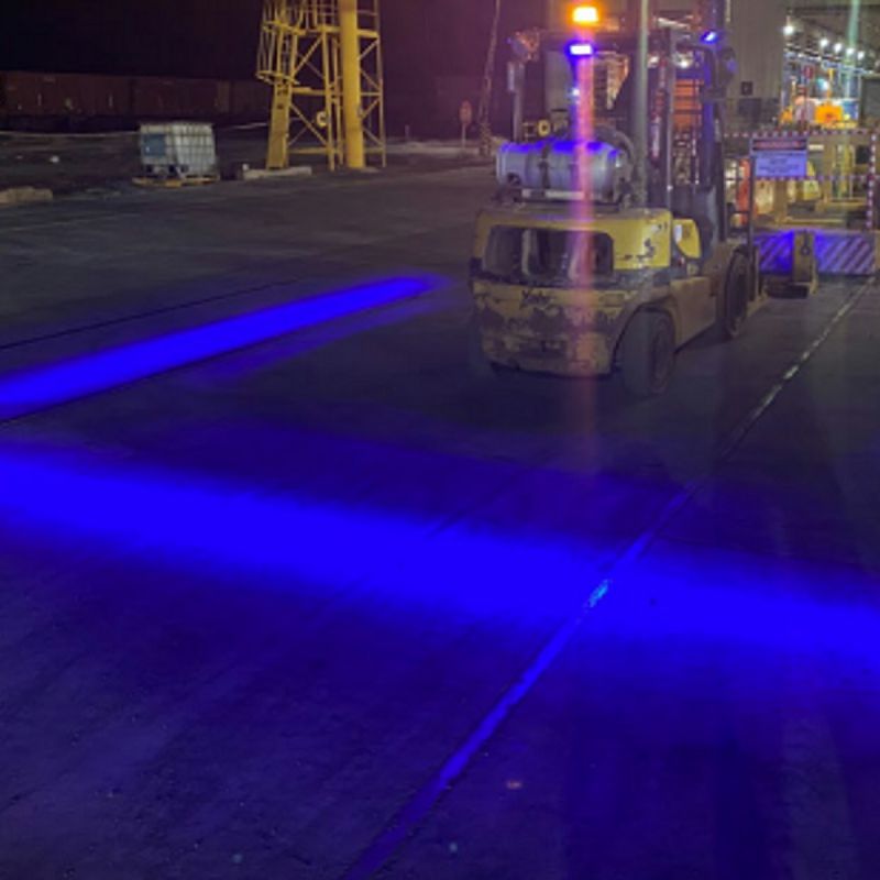 LED plava barijera W266 - projicira plavu liniju