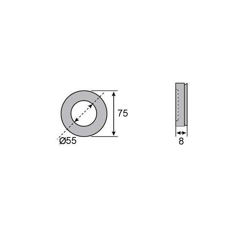 Semering 55x75x8 za AL-KO