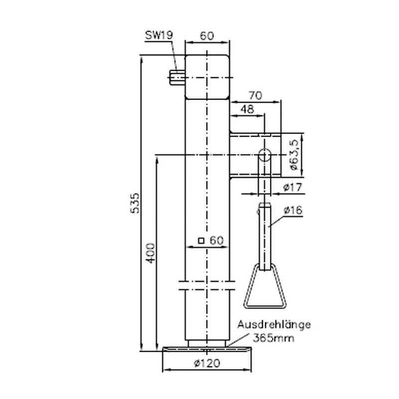 STABILIZATOR SF 60-19-400 (1300 kg)