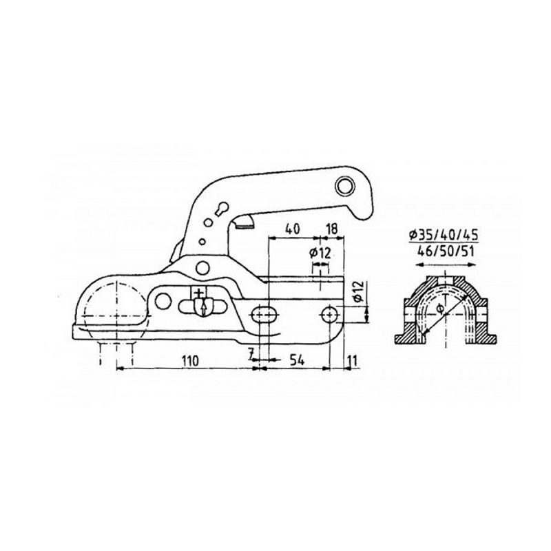 SPOJKA WW 350-RCH 3500 kg