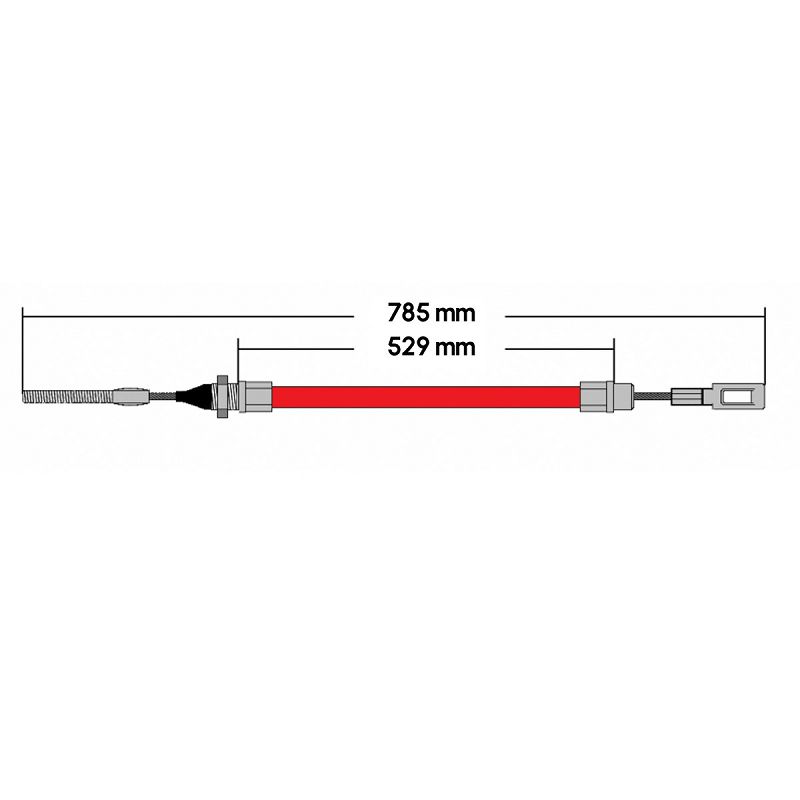 SAJLA KOČNICE AL-KO HL 529 ušica+M8