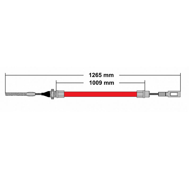 SAJLA KOČNICE AL-KO HL 1009 ušica+M8