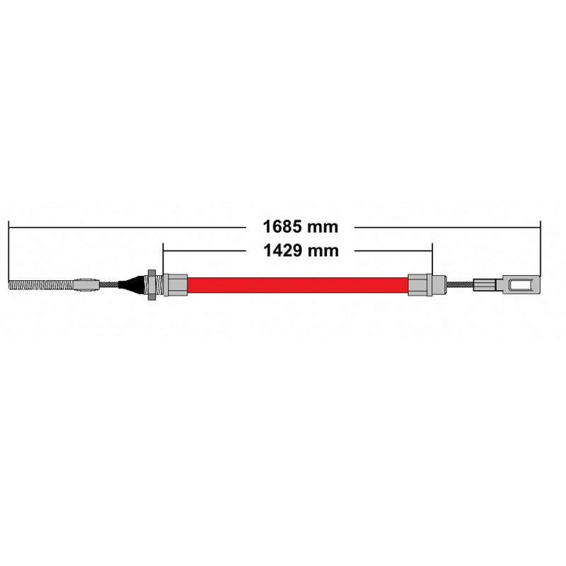 SAJLA KOČNICE AL-KO HL 1429 ušica+M8