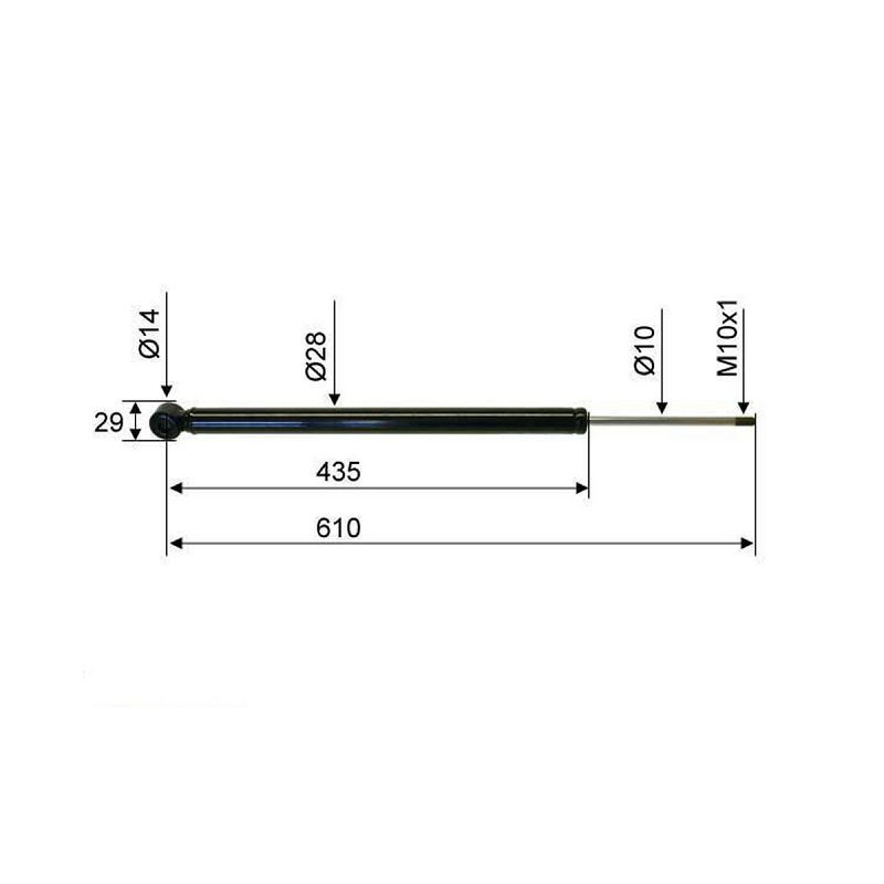 AMORTIZER AL-KO 2,8VB 610 mm Valeryd