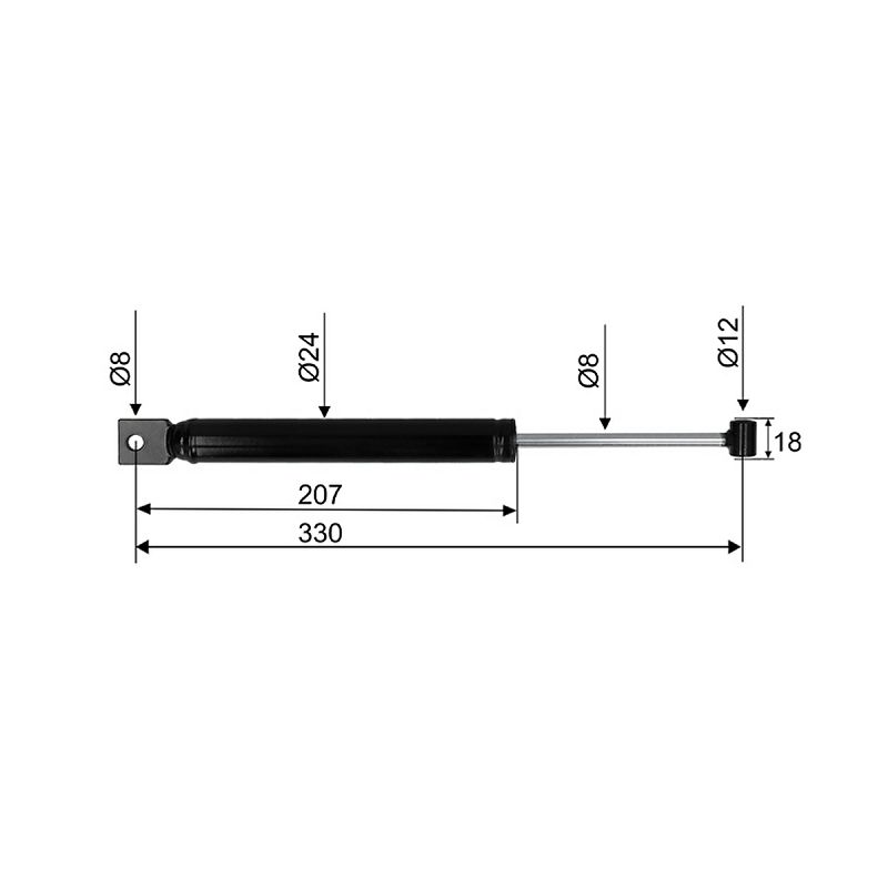 AMORTIZER BPW ZAF 2,8-1 / Peitz PAV/SR 2,7 MX cc=330