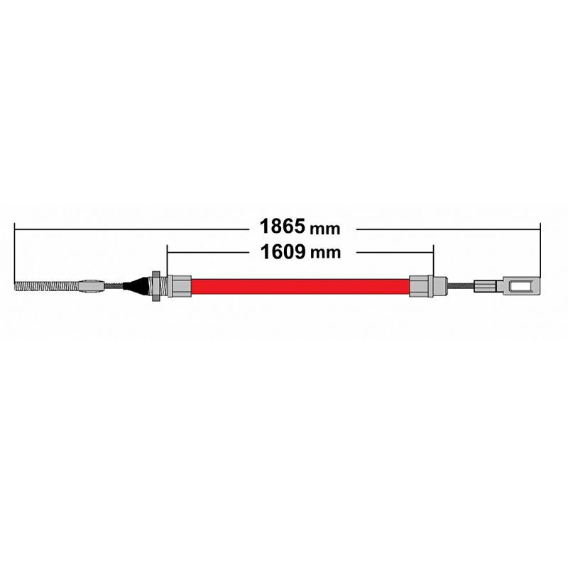 SAJLA KOČNICE AL-KO HL 1609 ušica+M8