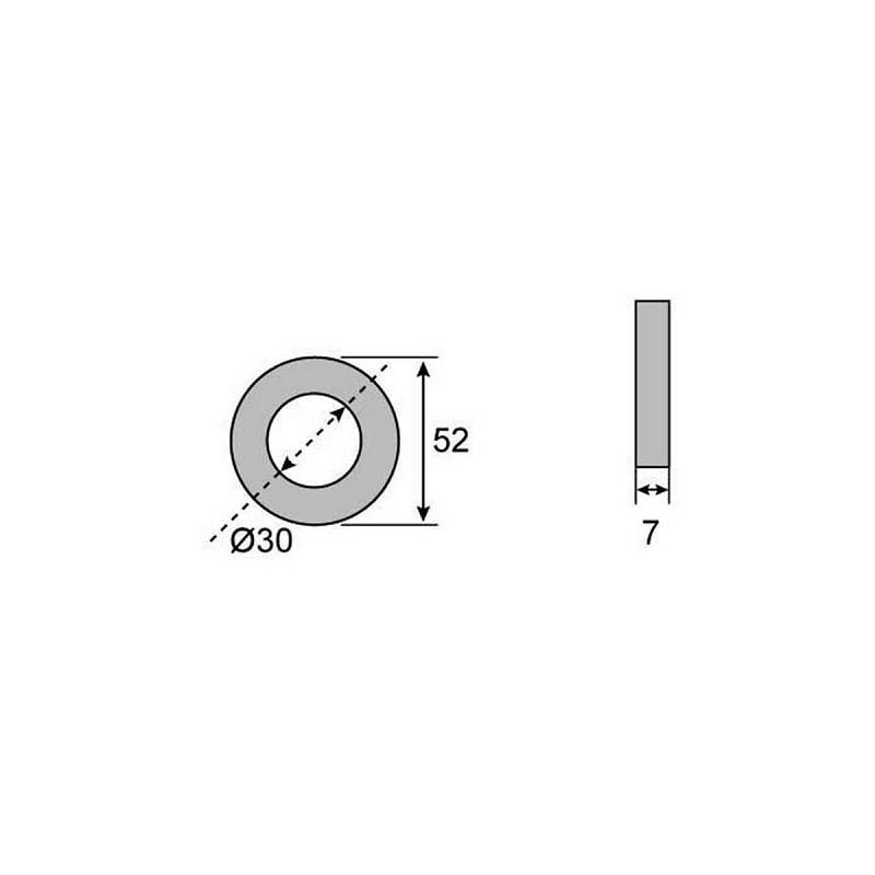 Semering 30x52x7 za AL-KO/GSM