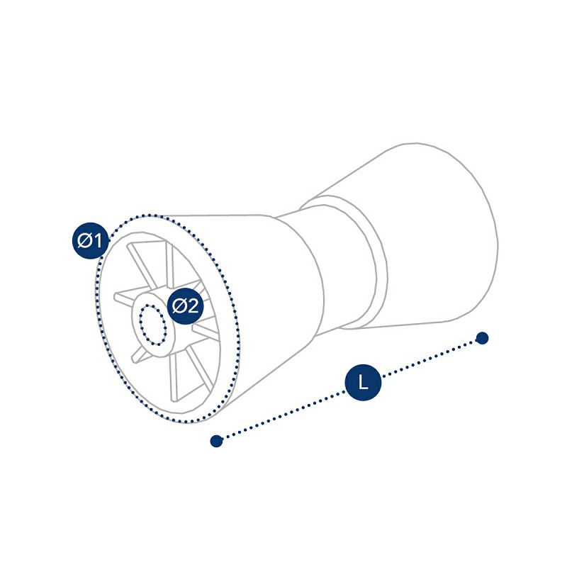 ROLER 205x98, fi 16 mm